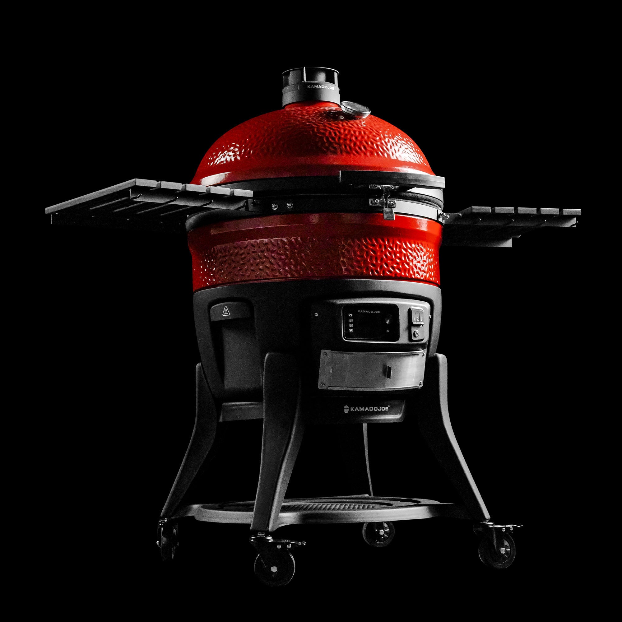 Kamado Joe Konnected Big Joe 10-årsjubileum Karbon Steel griddle och paella på köpet