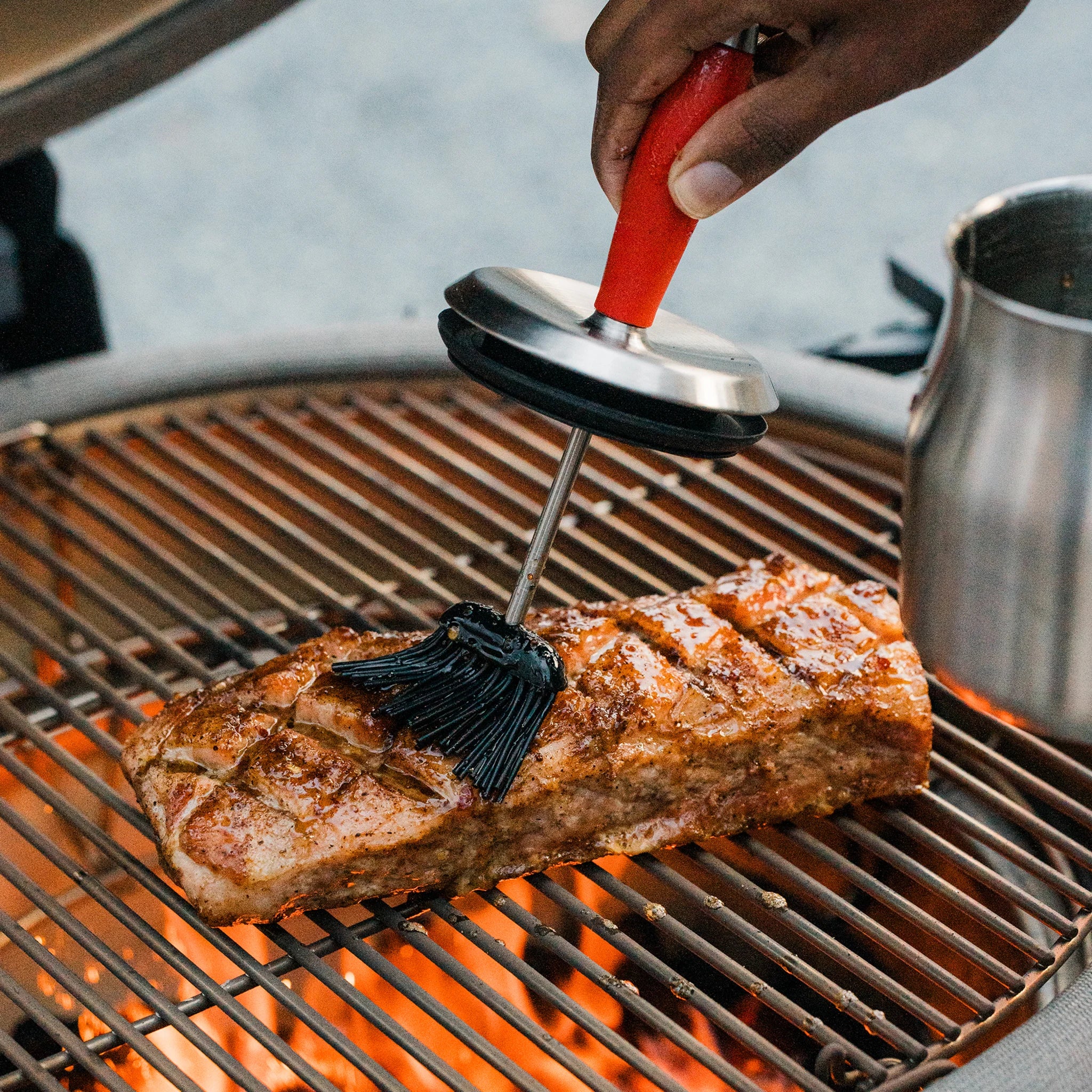 Kamado Joe Basting Brush With Pot