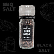 Kamado Sumo BBQ Salt Pure Black