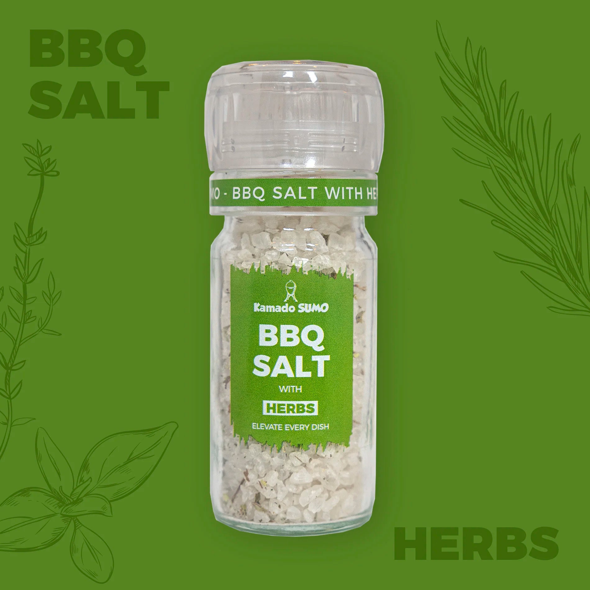 Kamado Sumo BBQ Salt Med Örter