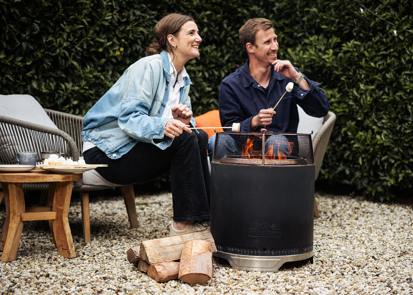 Napoleon Smokeless Fire Pit Medium Phantom