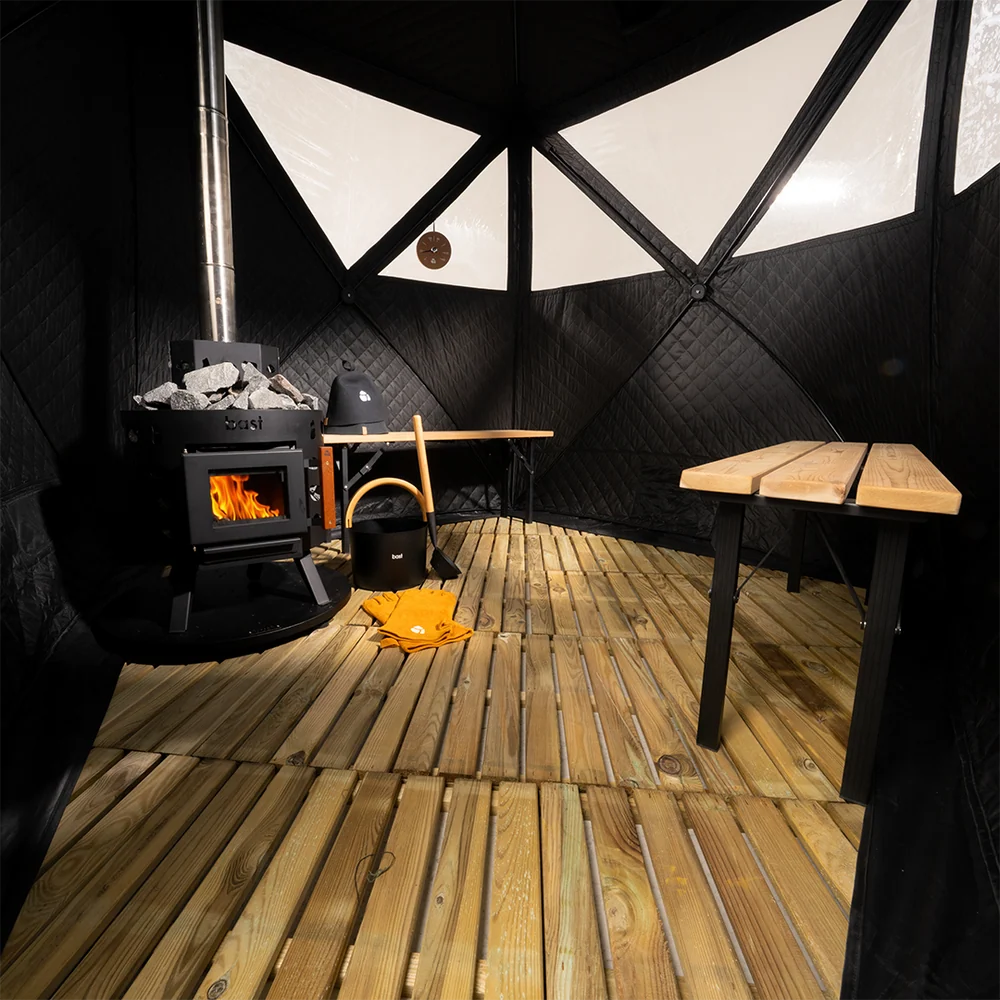 Bastutält Bast Sauna Näver Premium