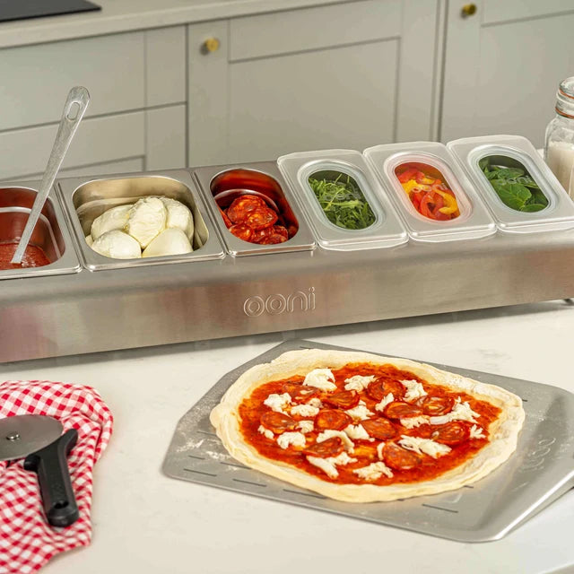 Ooni Pizza Topping Station - Toppingstation med 6 behållare