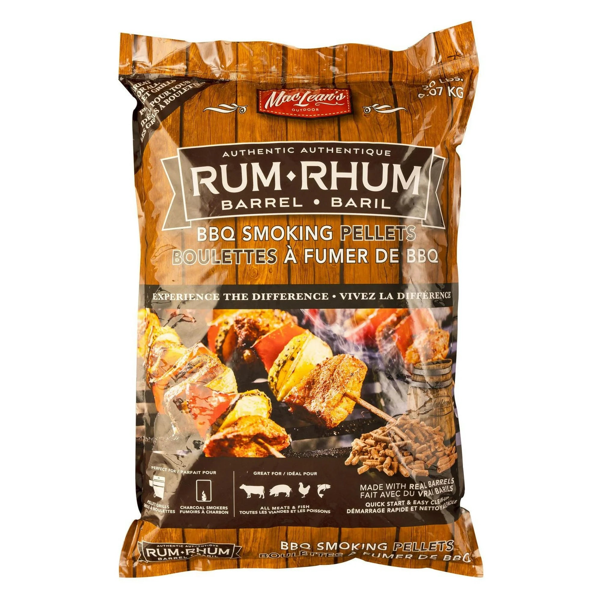 Mcleans Caribbean Rum Barrel Pellets