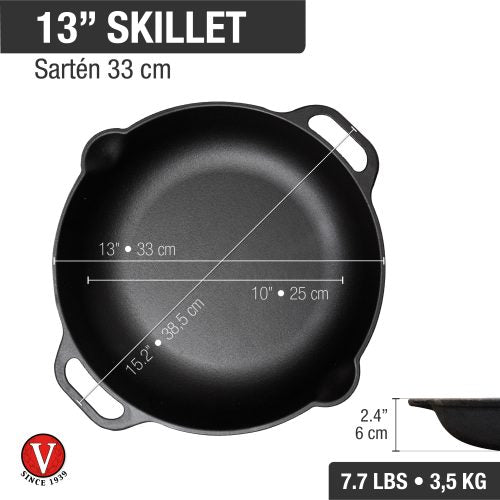 Gjutjärnspanna Victoria 33 CM