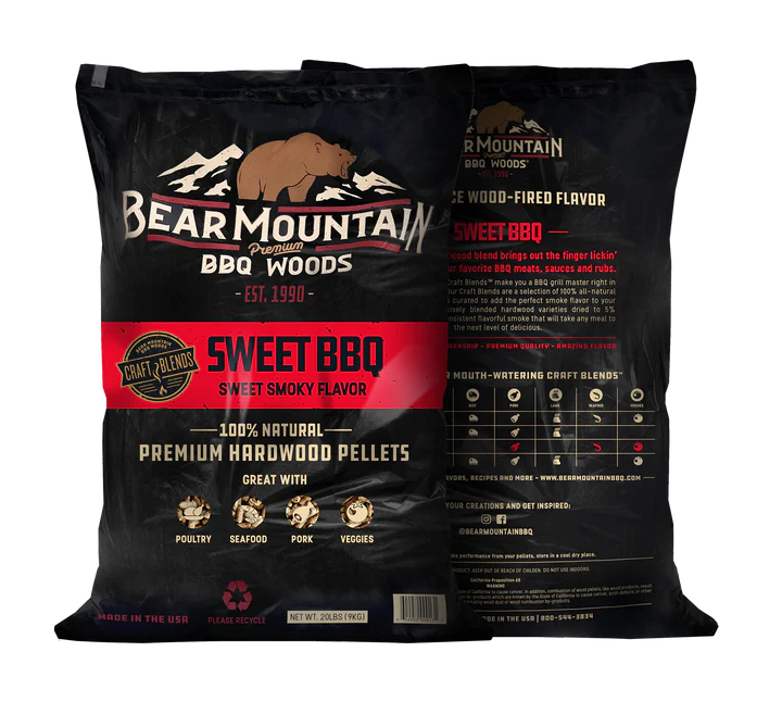 Bear Mountain BBQ Pellets Sweet Blend 9kg