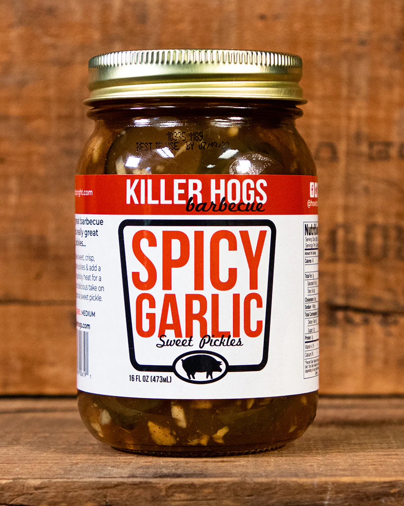 Killer Hogs Spicy Garlic Pickles