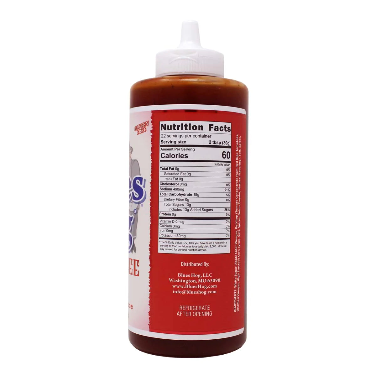 Blues Hogs Tennessee Red BBQ Sauce Squeeze Bottle