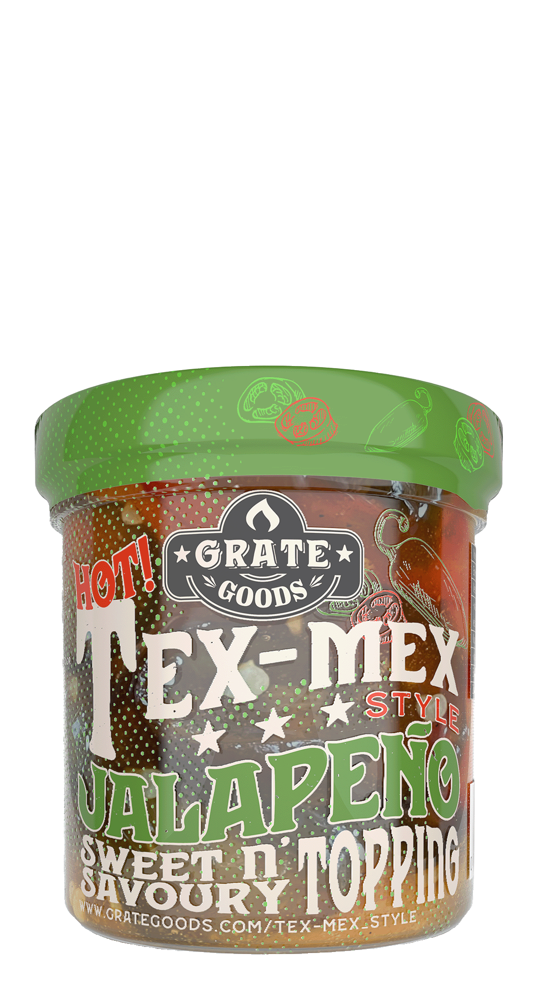 Grate Goods Tex Mex Style Jalapeno Topping