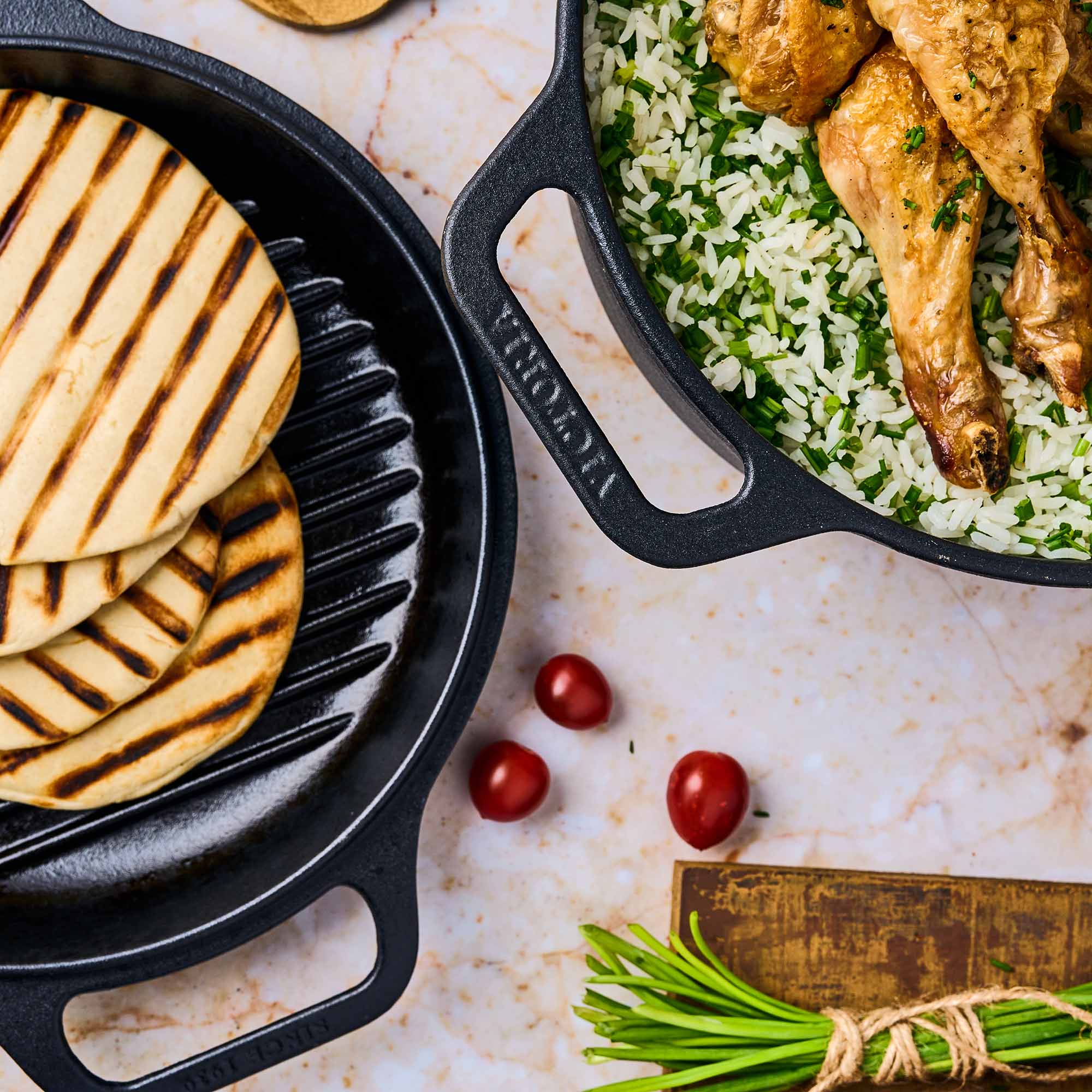 Gjutjärnsgryta Combo Cooker Victoria 5.7 Liter