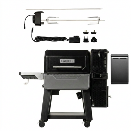 Masterbuilt Gravity Series XT 10-årsjubileum rotisserie och stekplatta på köpet