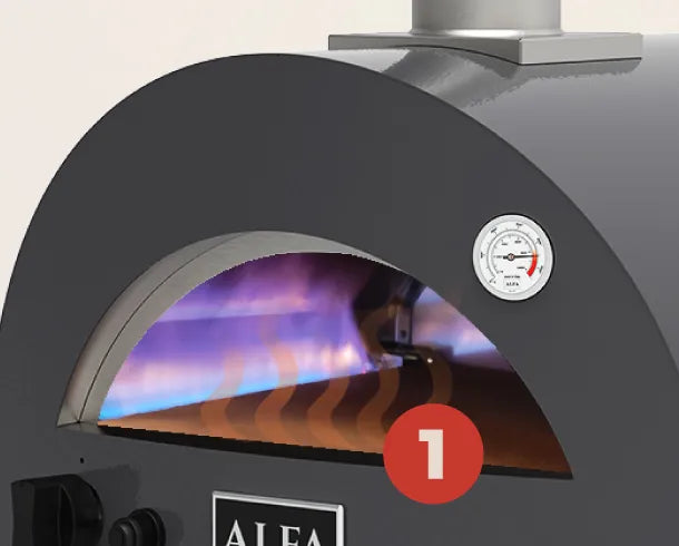 Alfa Moderno 3 Pizze Hybrid 10-årsjubileum hybridkit och pizzakit på köpet