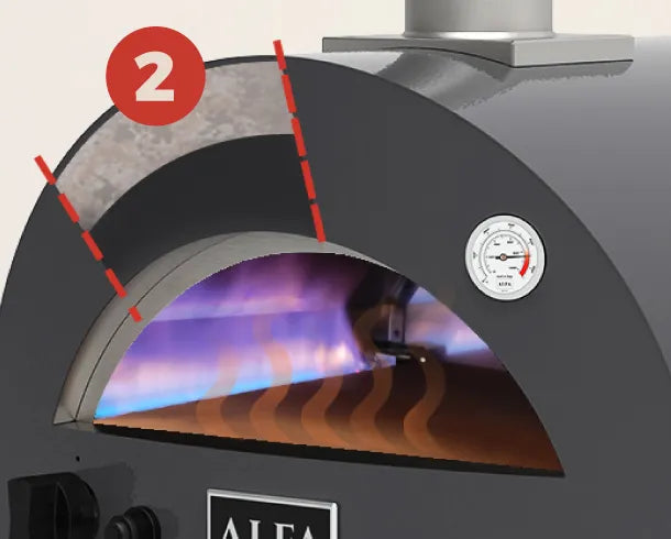 Alfa Moderno 3 Pizze Hybrid 10-årsjubileum hybridkit och pizzakit på köpet