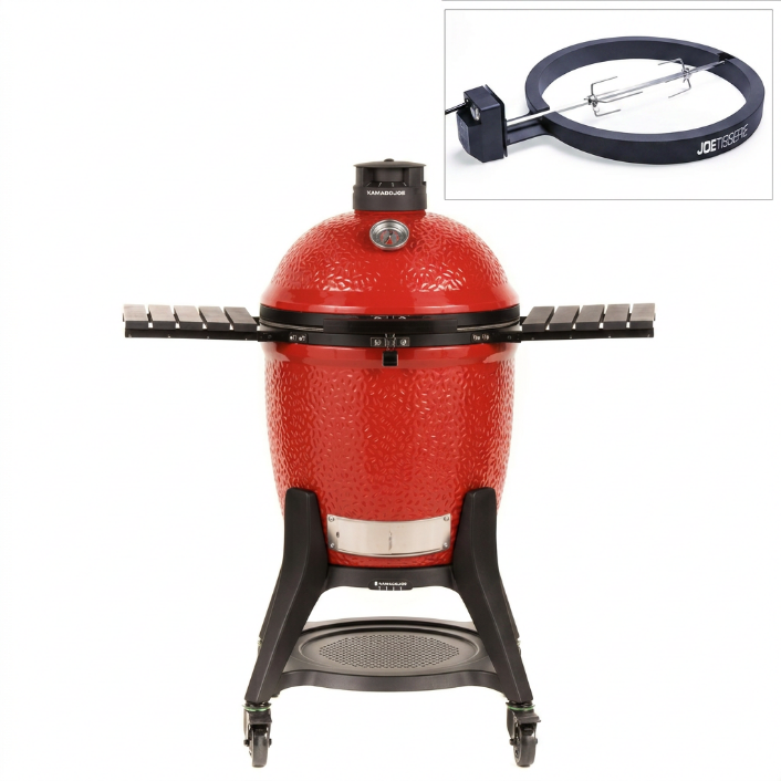 Kamado Joe Classic Joe 3 10-årsjubileum Joetisserie på köpet