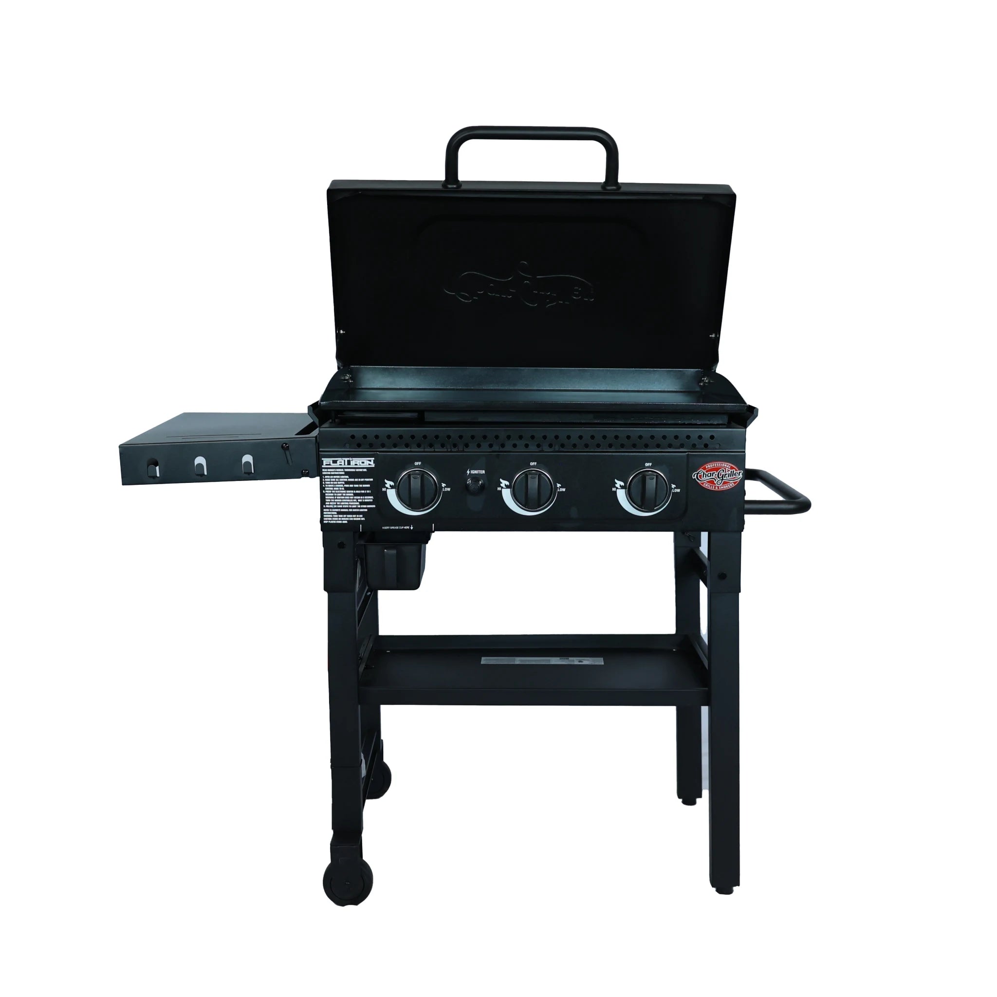 Char-Griller Flat Iron 3-burner Gas Griddle