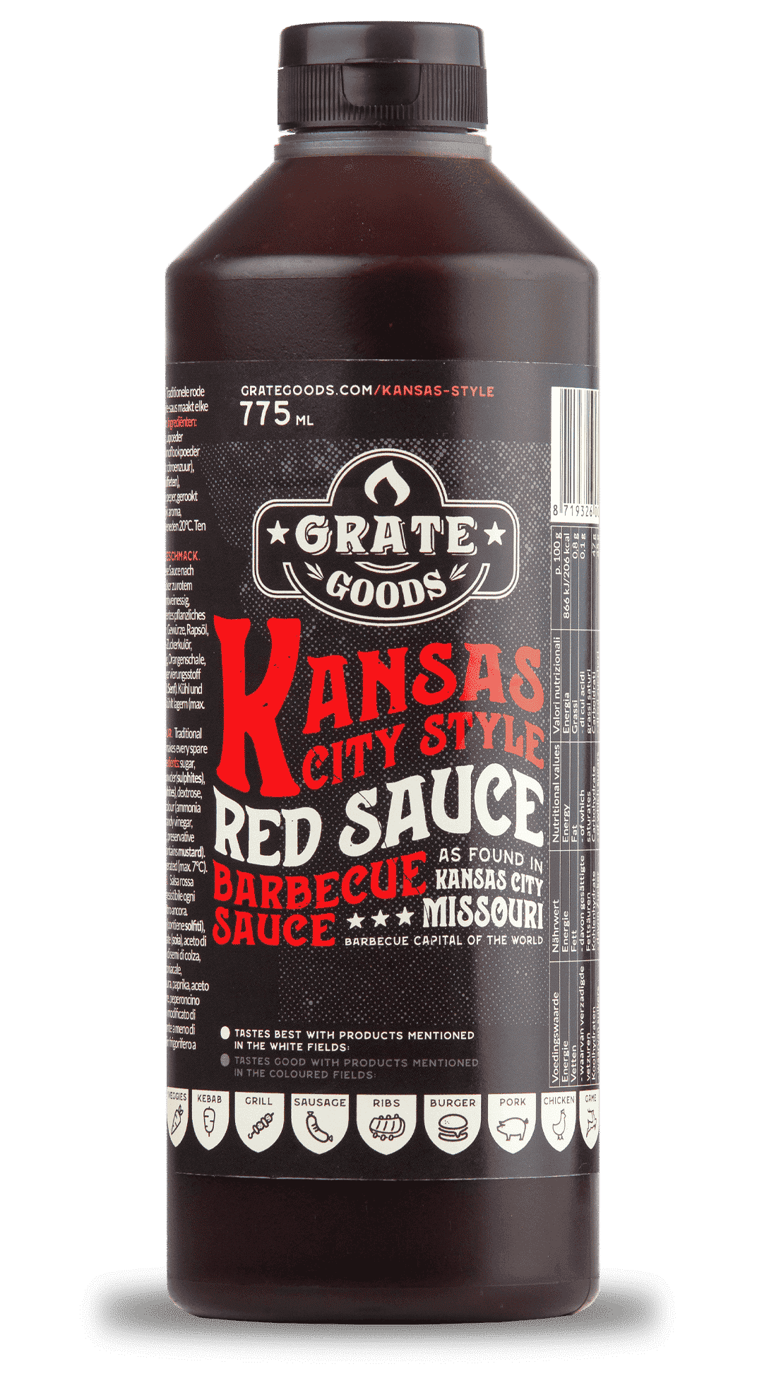 Grate Goods Kansas City Red Barbecue Sauce