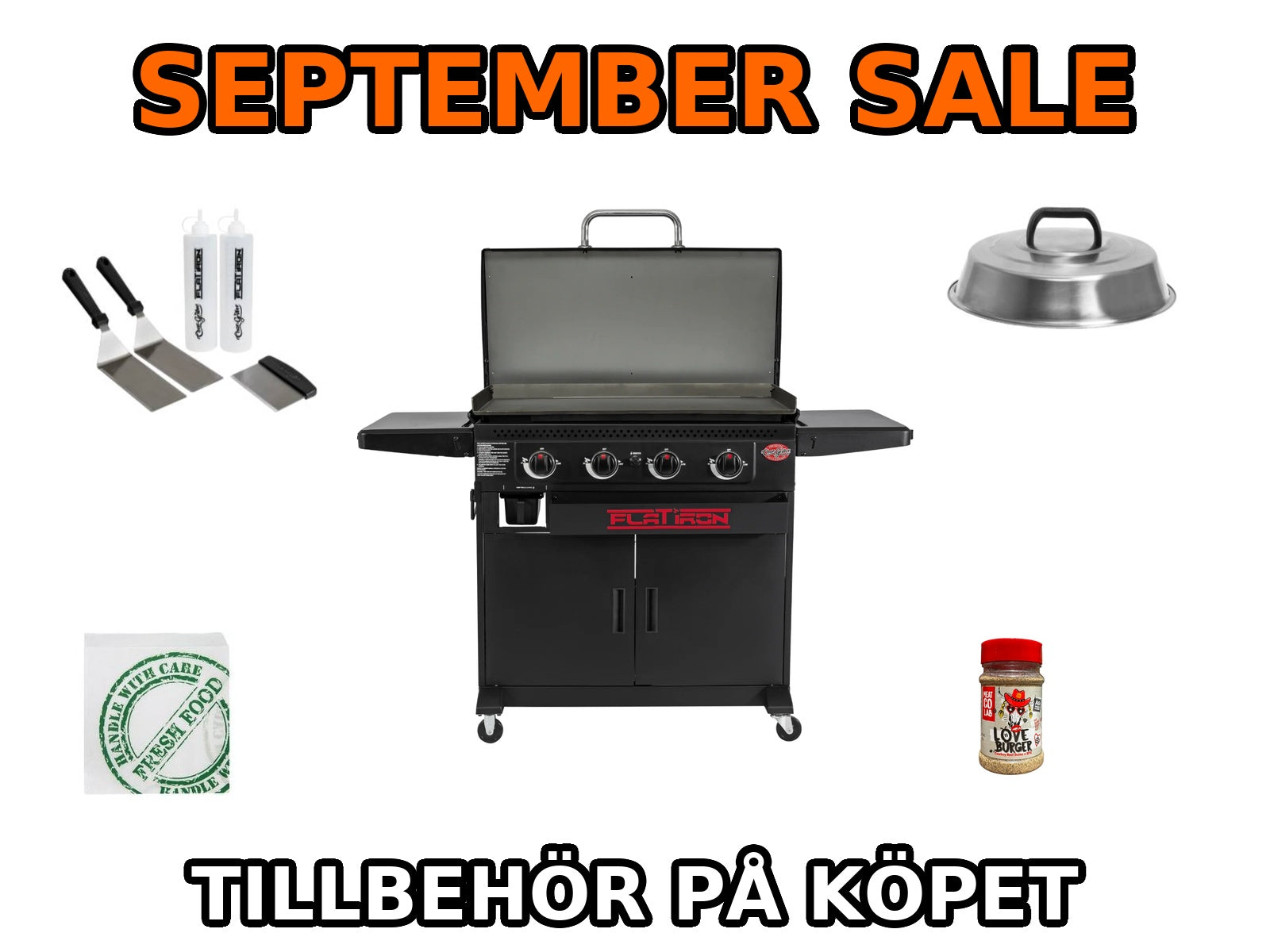 Char-Griller Flat Iron Premium Gas Griddle