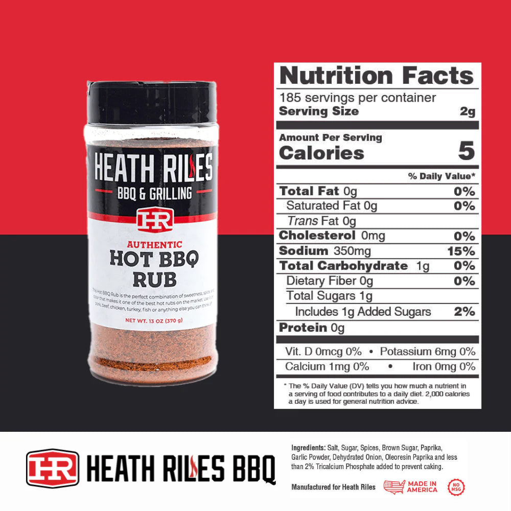 Heath Riles Hot BBQ Rub