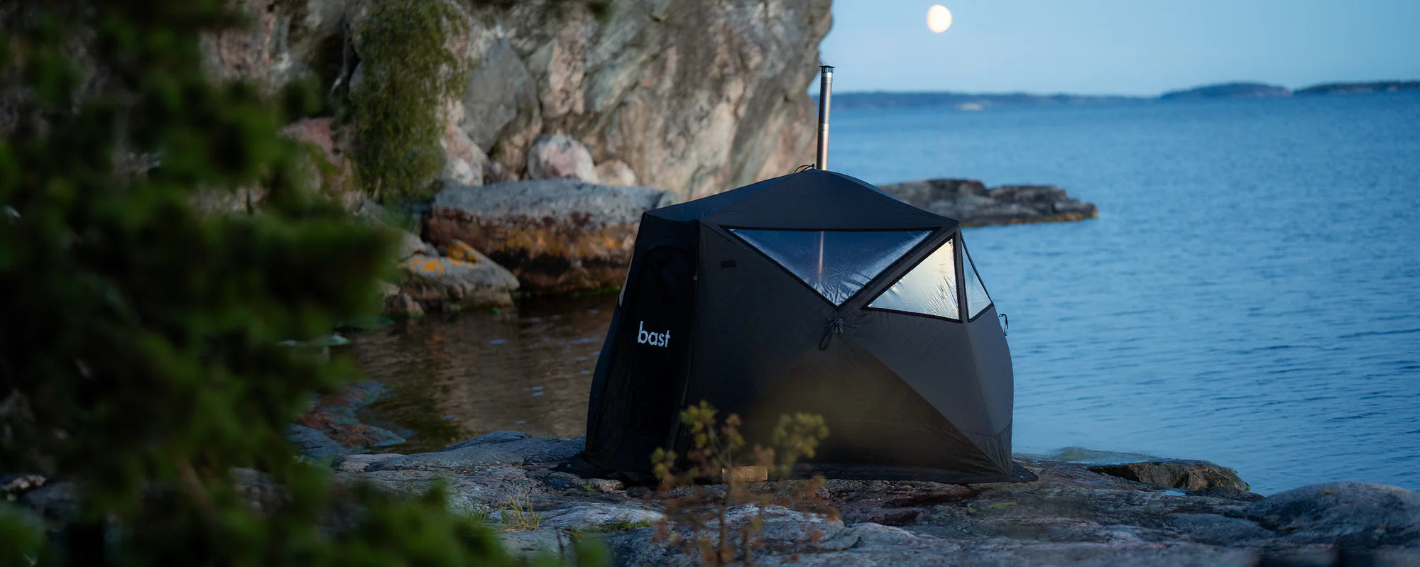 Hyra Bastutält Näver Premium