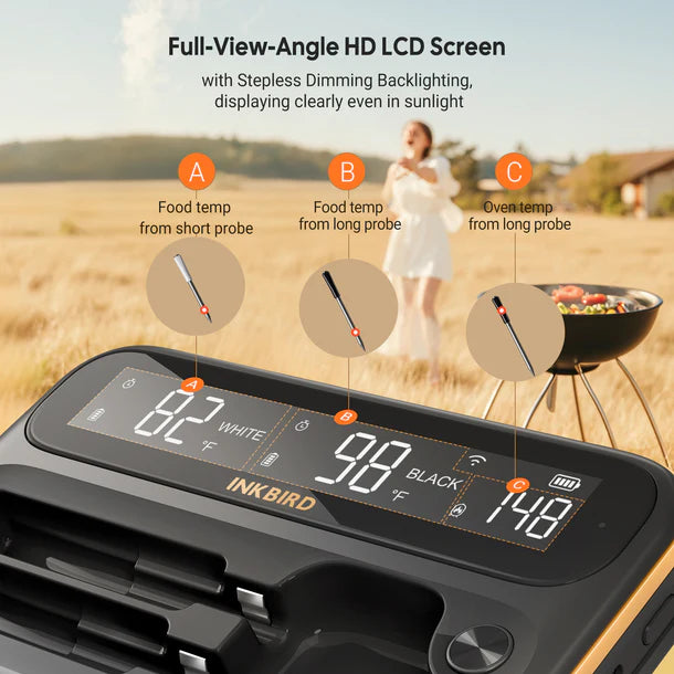 Inkbird INT-12-BW Trådlös WiFi Termometer