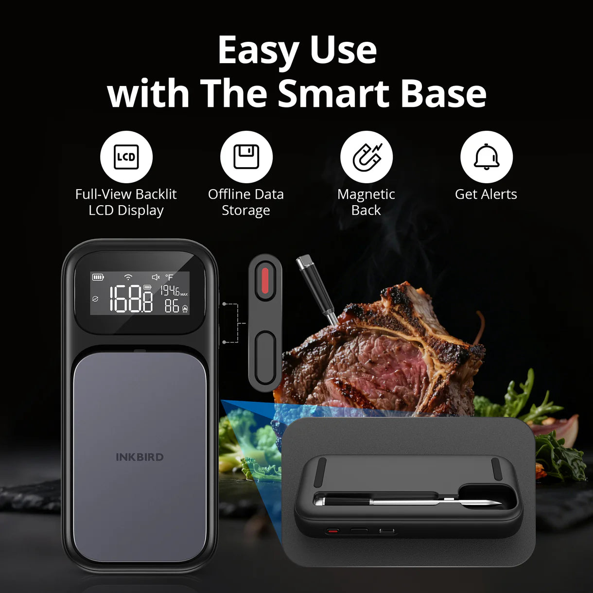 Inkbird INT-31-BW Trådlös WiFi Termometer