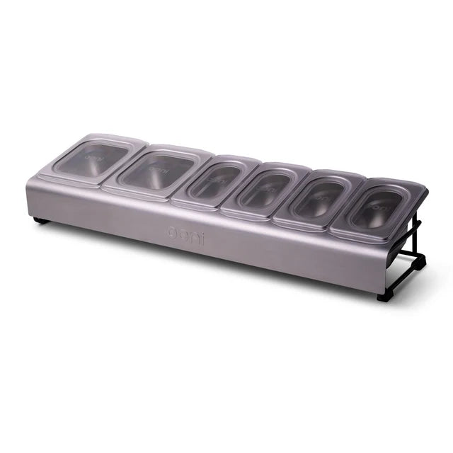 Ooni Pizza Topping Station - Toppingstation med 6 behållare