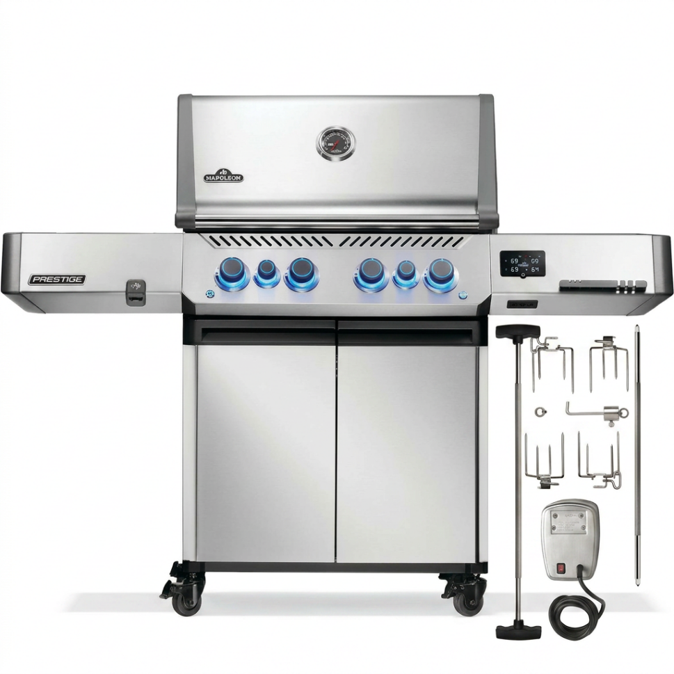 Napoleon Prestige 500 Connected 10-årsjubileum rotisserie på köpet
