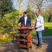 Maestro Smokeless XXL Corten Plancha