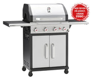 Landmann Gasolgrill Triton FlexX PTS 4.0 Modulus Rostfritt Stål Airfryer På Köpet