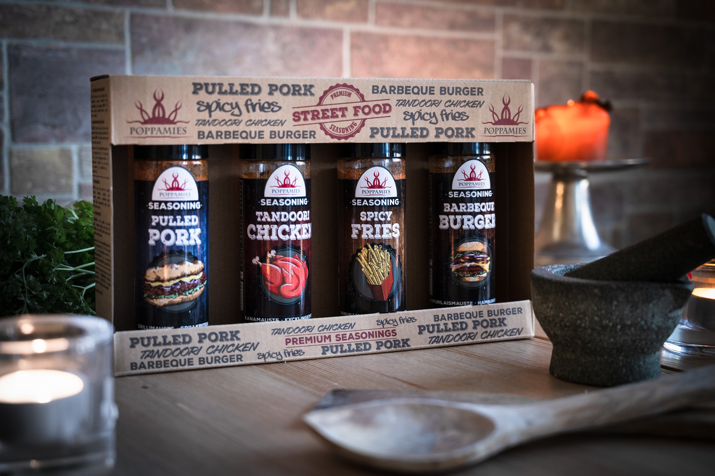 Streetfood kryddor 4 Pack – Poppamies