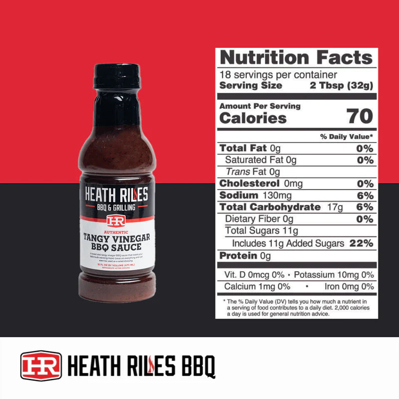 Heath Riles Tangy Vinegar BBQ Sauce