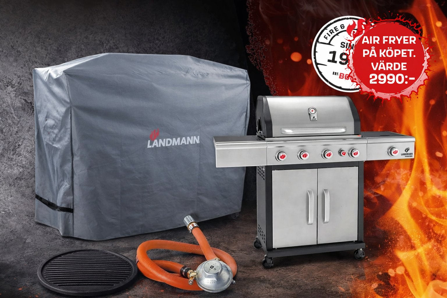 Landmann Triton 4.1 Maxx Startpaket Airfryer På Köpet