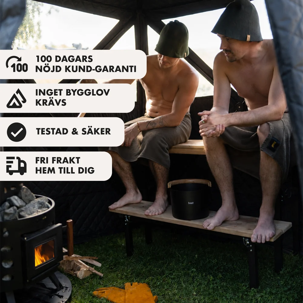 Bastutält Bast Sauna Näver Basic