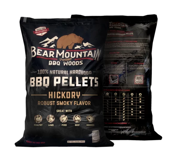 Bear Mountain BBQ Pellets Hickory 9kg. Grillpellets av träslaget hickory