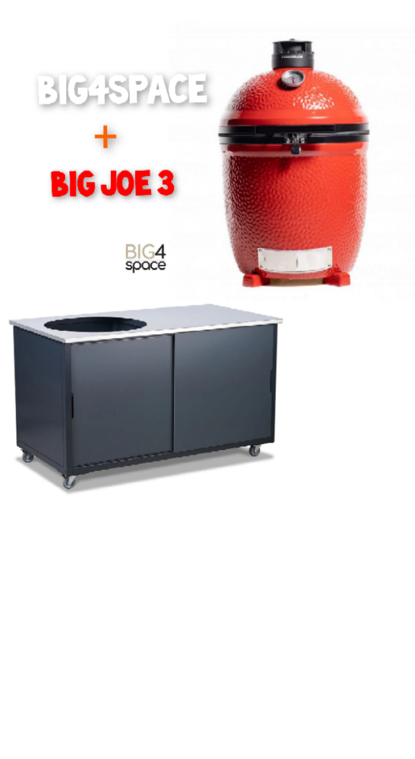 Big4space + Big Joe 3 Bästa grillen i bästa uteköket! Bild på bägge produkter