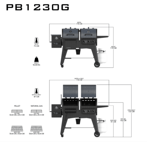 Pit Boss Combo Navigator 1230 - Bild 3